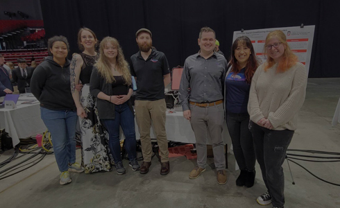VoxSomnia team with NIU engineering students.